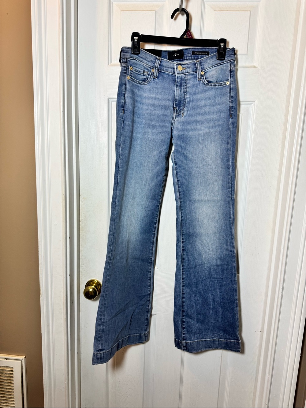 7 For All Mankind DOJO Medium Wash Flare Jeans